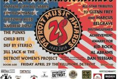 Detroit Music Awards 2016 (poster by Mark Arminski)
