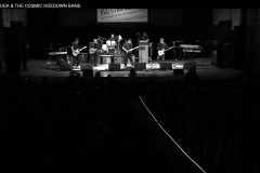 Muruga Cosmic Boogie performing live at Orchestra Hall in Detroit, Michigan, for the Don Was Motor City All-Star Revue